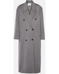 Frankie Shop - Gaia Double-breasted Wool-blend Coat - Lyst