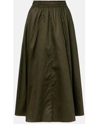JOSEPH - Manar Cotton Poplin Maxi Skirt - Lyst