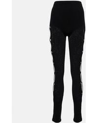 The Attico - Leggings Aus Spitze - Lyst