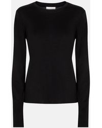 The Row - Shermann Cotton Jersey Top - Lyst