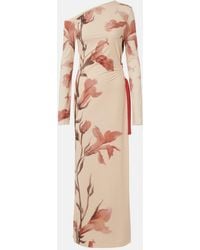 SIR. - Floral One-Shoulder Maxi Dress - Lyst