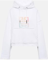 Givenchy Cotton Hoodie in Black | Lyst