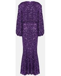 ROTATE BIRGER CHRISTENSEN - Maxikleid Mit Pailletten - Lyst