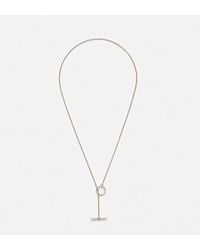 STONE AND STRAND - 10Kt Necklace With Diamonds - Lyst