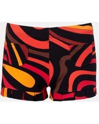 PUCCI - Marmo Jersey Shorts - Lyst