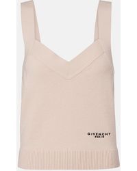 Givenchy - Logo Wool And Cashmere Tank Top - Lyst