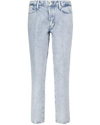 FRAME - Skinny Jeans Le High Straight - Lyst