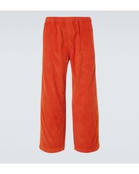 Bode - Cotton Corduroy Straight Pants - Lyst