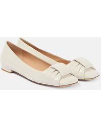 Gianvito Rossi - Ballerines En Cuir Verni - Lyst