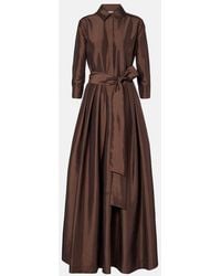 Jonathan Simkhai - Julip Belted Taffetta Gown - Lyst