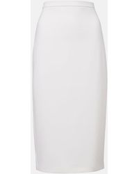 Max Mara - Otre Wool Midi Skirt - Lyst