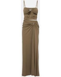 Christopher Esber - Orbit Ruched Maxi Dress - Lyst