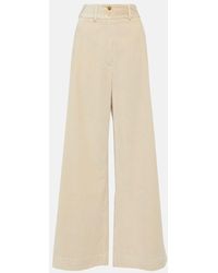 Etro - Pantalones anchos en pana de algodon - Lyst