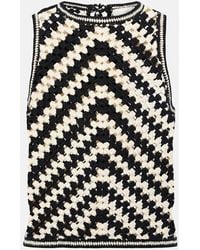 Zimmermann - Off- Halliday Tank Top - Lyst