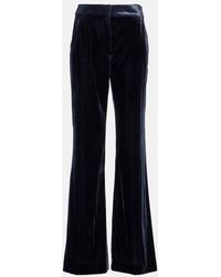 Veronica Beard - Weite Hose Lebone Aus Samt - Lyst