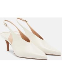Chloé - Suzie Leather Slingback Pumps - Lyst