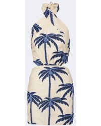 Johanna Ortiz - Embroidered Cotton-Blend Minidress - Lyst