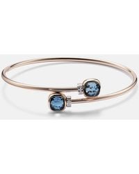 Pomellato - Nudo 18Kt Bangle With Topazes And Diamonds - Lyst