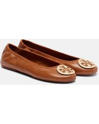 Tory Burch - Leather Ballet Flats - Lyst