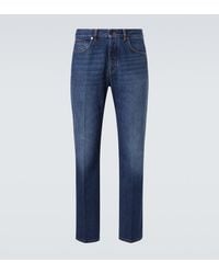 Givenchy - Faded Mid-Rise Straight Jeans - Lyst