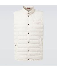 Brunello Cucinelli - Padded Down Vest - Lyst