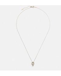 PERSÉE - Cancer 18Kt Necklace With Diamonds - Lyst