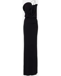 Christopher Esber - Asymmetric Jersey Midi Dress - Lyst