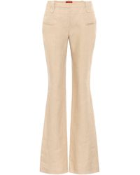 Womens Trousers Altuzarra Sidney Plaid Wool-blend Trousers in Natural Slacks and Chinos Altuzarra Trousers Slacks and Chinos 