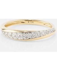 STONE AND STRAND - 10kt Yellow Gold Ring With Diamonds - Lyst
