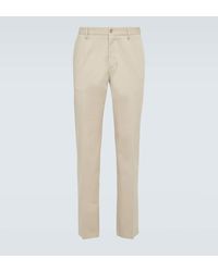 Dolce & Gabbana - Pantalones Chinos De Mezcla De Algodon - Lyst