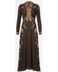 Etro - Printed Maxi Dress - Lyst