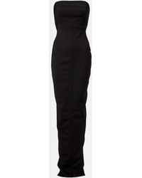 Rick Owens - Wool-Blend Bustier Gown - Lyst