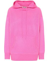 Diane von Furstenberg Hoodie aus Wolle und Kaschmir - Pink