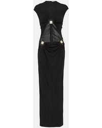 Christopher Esber - Embellished Cutout Jersey Maxi Dress - Lyst