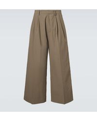 ERL - Pleated Wide-Leg Pants - Lyst