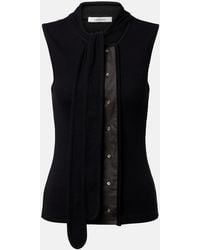 Lemaire - Asymmetric Cotton And Linen Top - Lyst