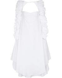 Khaite Karlina Cotton Midi Dress - White