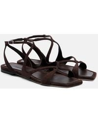 Jimmy Choo - Ayla Suede Sandals - Lyst