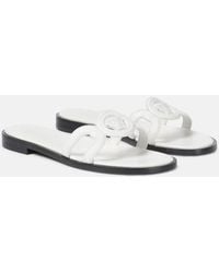 Versace - La Medusa '95 Leather Sandals - Lyst