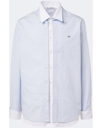 Acne Studios - Layered Cotton Poplin Shirt - Lyst