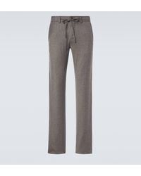 Canali - Wool Pants - Lyst