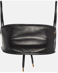 Tom Ford - Leather Bra Top - Lyst