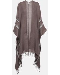 Brunello Cucinelli - Cape Rayee En Lin - Lyst