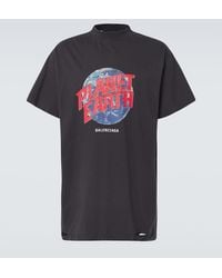 Balenciaga - Camiseta Planet Earth - Lyst