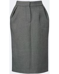 Magda Butrym - Wool Pencil Skirt - Lyst