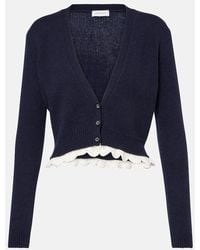 Magda Butrym - Cardigan Aus Kaschmir Mit Spitze - Lyst