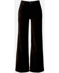 FRAME - Pantalones Anchos Le Slim Palazzo De Terciopelo - Lyst