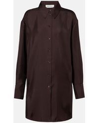 Rohe - Oversized Silk Shirt - Lyst