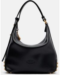 Tod's - Metal Dots Mini Leather Shoulder Bag - Lyst