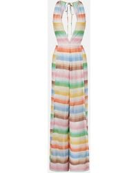 Missoni - Zigzag Open-Back Lame Jumpsuit - Lyst